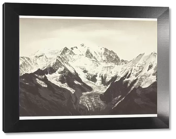 Savoie 46, Mont-Blanc, Vu de Mont-Joli, 1855  /  67. Creator: Auguste-Rosalie Bisson