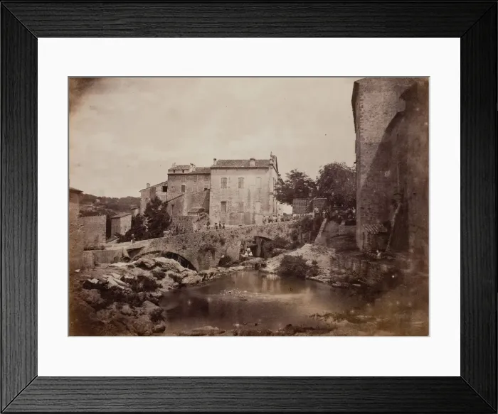 Framed Print : Grasse, 1855. Creator: Charles Negre Framed Print : Grasse, 1855. Creator: Charles Negre