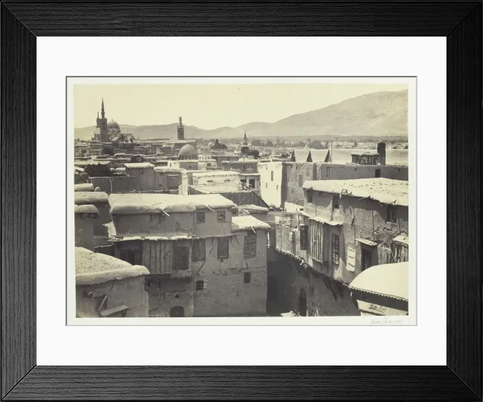 Framed Print : Damascus, 1857. Creator: Francis Frith Framed Print : Damascus, 1857. Creator: Francis Frith