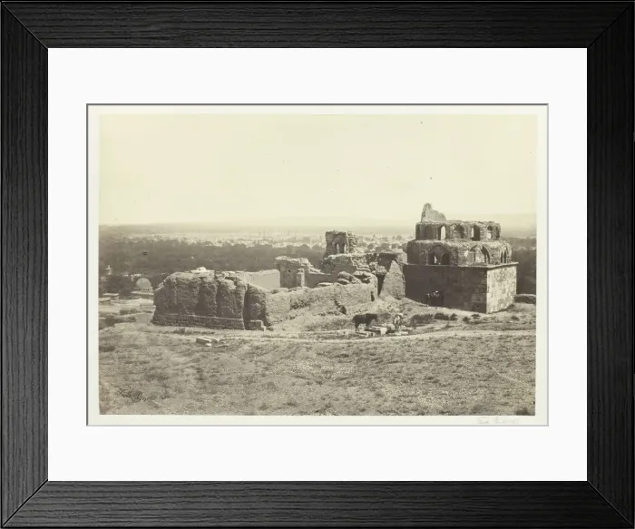 Framed Print : Distant View of Damascus, 1857. Creator: Francis Frith Framed Print : Distant View of Damascus, 1857. Creator: Francis Frith