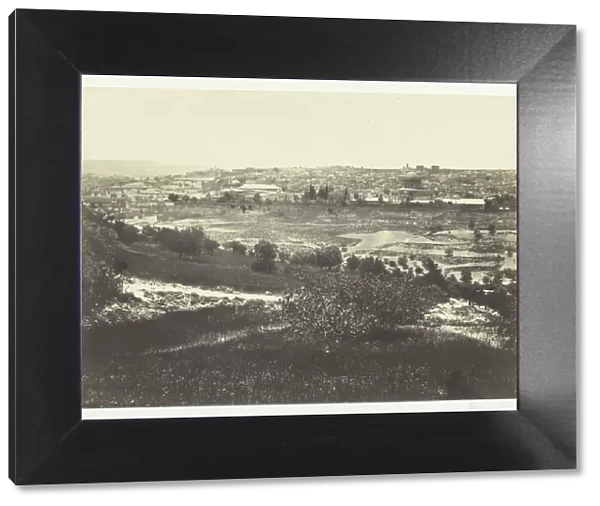 Jerusalem, from the Mount of Olives, No. 1, 1857. Creator: Francis Frith