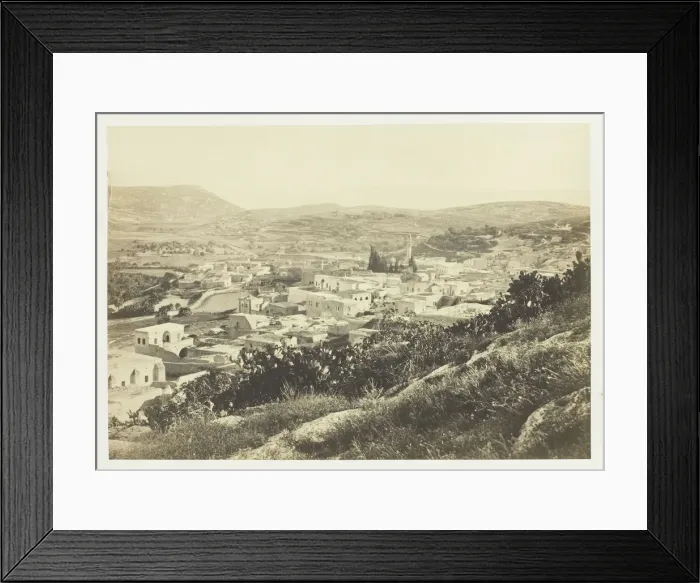 Framed Print : Nazareth, From the North-West, 1857. Creator: Francis Frith Framed Print : Nazareth, From the North-West, 1857. Creator: Francis Frith