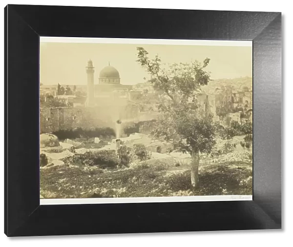 The Mosque of Omar, Jerusalem, 1857. Creator: Francis Frith