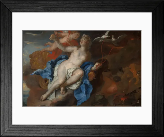 Framed Print : Venus and Cupid at the Forge of Vulcan, 1690 / 95. Creator: Johann Michael Rottmayr Framed Print : Venus and Cupid at the Forge of Vulcan, 1690 / 95. Creator: Johann Michael Rottmayr