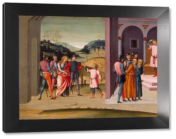 Daniel Saving Susanna, the Judgment of Daniel, and the Execution of the Elders, c. 1500