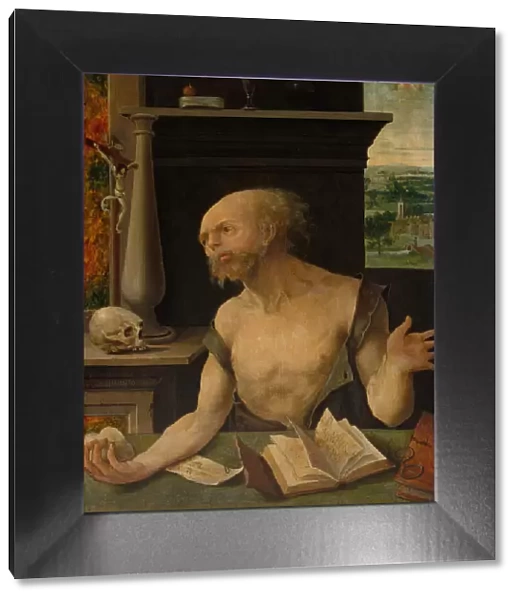 Saint Jerome in Penitence, 1525  /  30. Creator: Master of the Lille Adoration