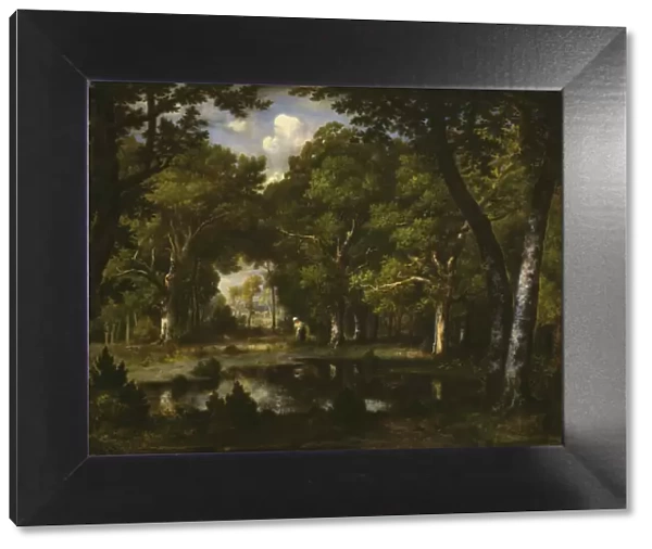Pond in the Woods, 1862. Creator: Narcisse Virgile Diaz de la Pena