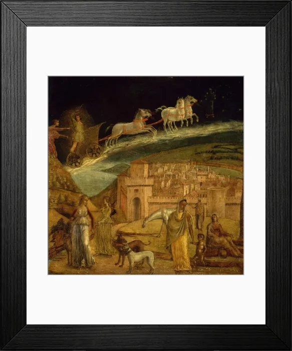 Framed Print : Phaeton Driving the Chariot of Phoebus, 1475 / 1500. Creator: Unknown Framed Print : Phaeton Driving the Chariot of Phoebus, 1475 / 1500. Creator: Unknown