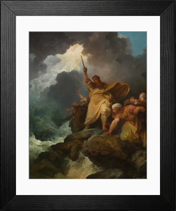 Framed Print : The Destruction of Pharaohs Army, 1792. Creator: Philip James de Loutherbourg Framed Print : The Destruction of Pharaohs Army, 1792. Creator: Philip James de Loutherbourg