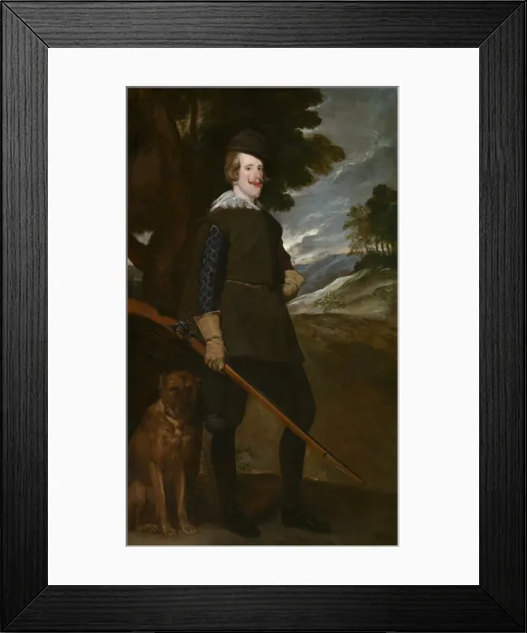 Framed Print : Portrait of Philip IV, c. 1632. Creator: Workshop of Diego Velazquez Framed Print : Portrait of Philip IV, c. 1632. Creator: Workshop of Diego Velazquez