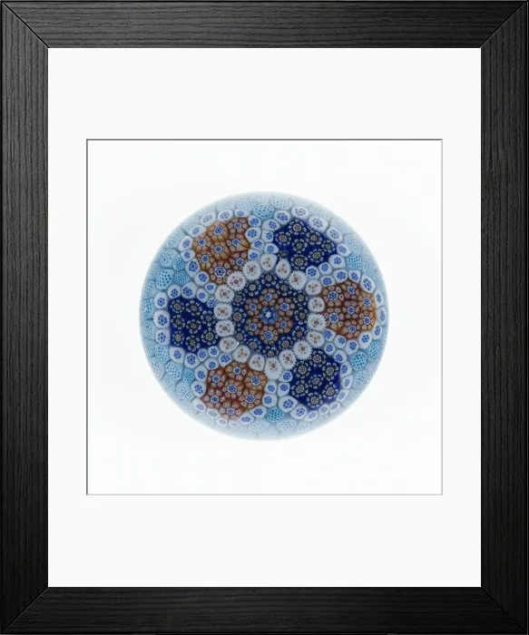 Framed Print : Paperweight, Luneville, c. 1846-55. Creator: Baccarat Glasshouse Framed Print : Paperweight, Luneville, c. 1846-55. Creator: Baccarat Glasshouse