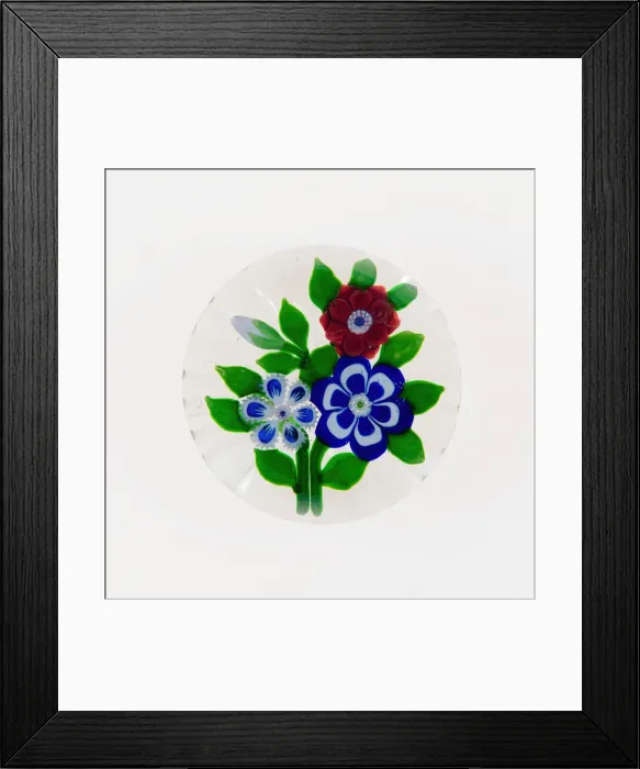 Framed Print : Paperweight, Baccarat, c. 1845-60. Creator: Baccarat Glasshouse Framed Print : Paperweight, Baccarat, c. 1845-60. Creator: Baccarat Glasshouse