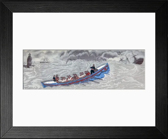 Framed Print : The Rescue (Picture), England, 1875 / 1900. Creator: Thomas Stevens Framed Print : The Rescue (Picture), England, 1875 / 1900. Creator: Thomas Stevens