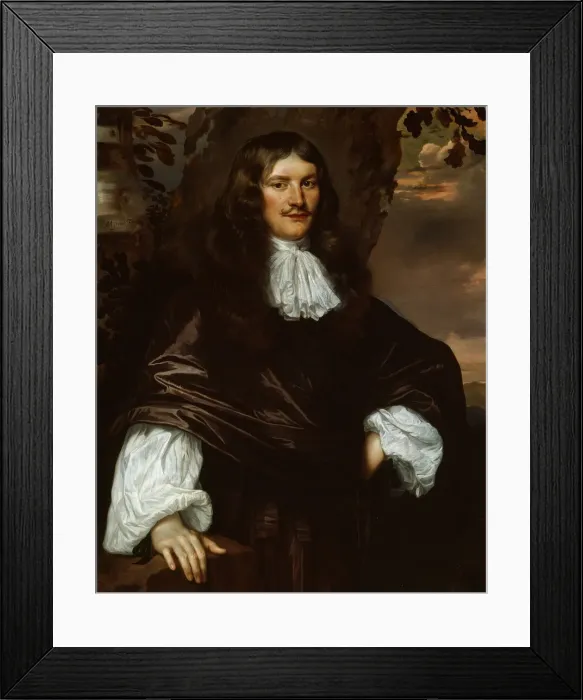 Framed Print : Portrait of a Man, c. 1660 / 65. Creator: Jan Mytens Framed Print : Portrait of a Man, c. 1660 / 65. Creator: Jan Mytens
