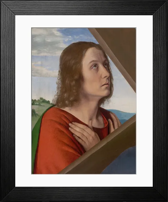 Framed Print : Fragment from Christ Carrying the Cross: Saint John the Evangelist, 1500 / 05 Framed Print : Fragment from Christ Carrying the Cross: Saint John the Evangelist, 1500 / 05