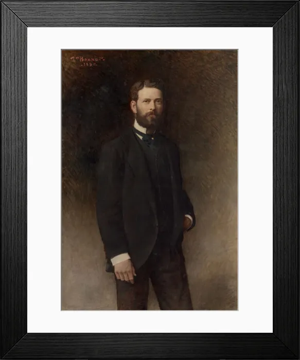 Framed Print : Portrait of Henry Field, 1896. Creator: Leon Joseph Florentin Bonnat Framed Print : Portrait of Henry Field, 1896. Creator: Leon Joseph Florentin Bonnat