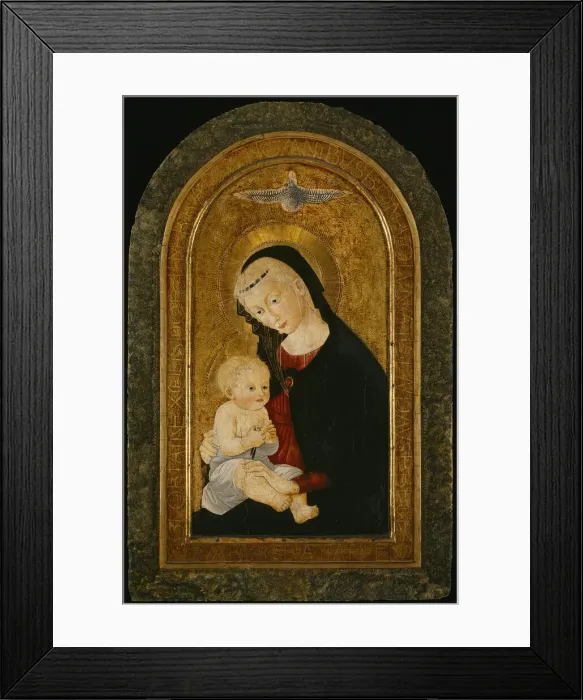Framed Print : Virgin and Child, 1460 / 70. Creator: Unknown Framed Print : Virgin and Child, 1460 / 70. Creator: Unknown