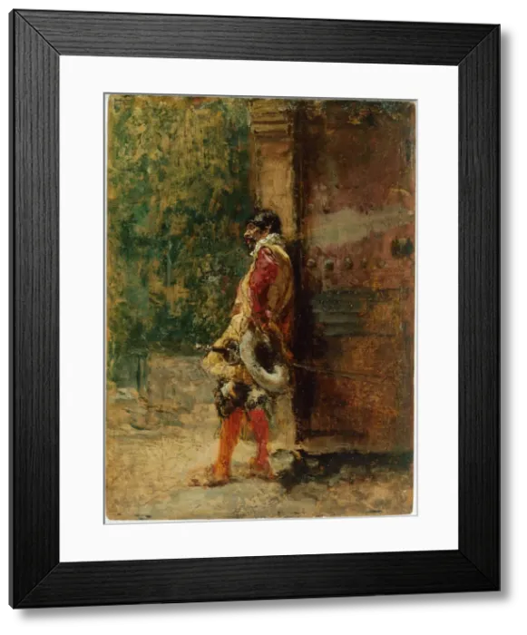 Framed Print : Cavalier, c. 1871. Creator: Mariano Jose Maria Bernardo Fortuny y Carbo Framed Print : Cavalier, c. 1871. Creator: Mariano Jose Maria Bernardo Fortuny y Carbo