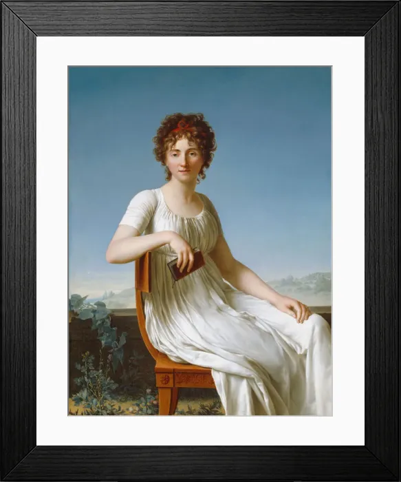 Framed Print : Portrait of Constance Pipelet, 1797. Creator: Jean-Baptiste Francois Desoria