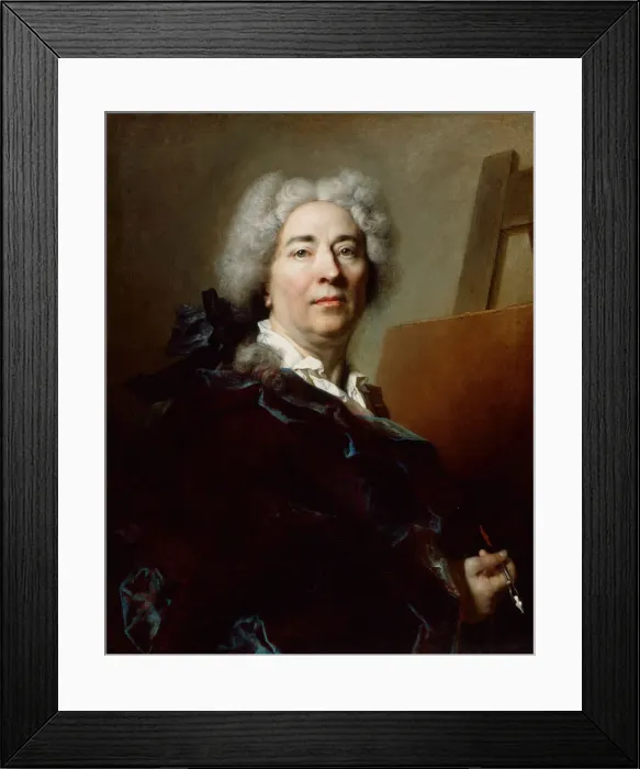Framed Print : Self-Portrait, c. 1725. Creator: Nicolas de Largilliere Framed Print : Self-Portrait, c. 1725. Creator: Nicolas de Largilliere