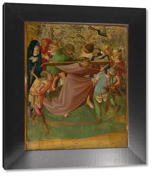 Christ Carrying the Cross, 1420  /  25. Creator: Master of the Worcester Carrying of