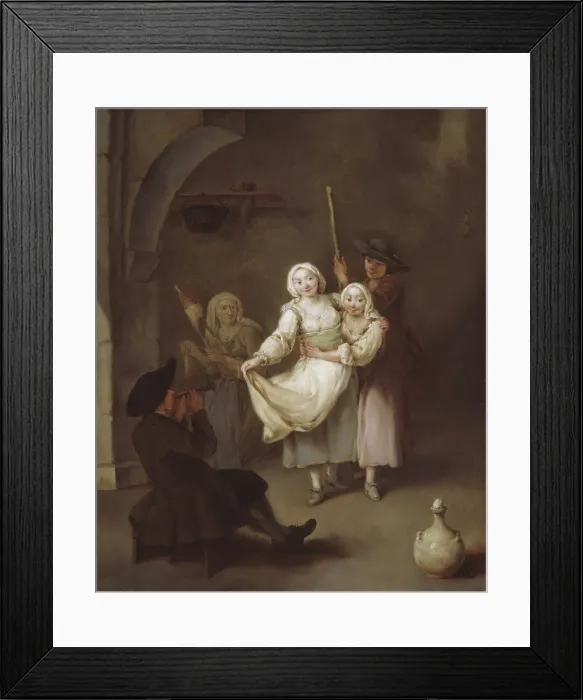 Framed Print : The Dance, c. 1750. Creator: Pietro Longhi Framed Print : The Dance, c. 1750. Creator: Pietro Longhi