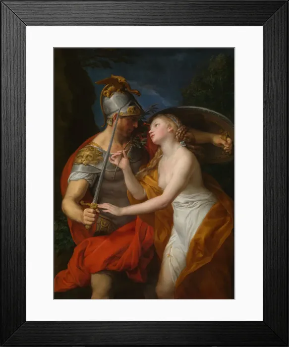 Framed Print : Allegory of Peace and War, 1776. Creator: Pompeo Batoni Framed Print : Allegory of Peace and War, 1776. Creator: Pompeo Batoni