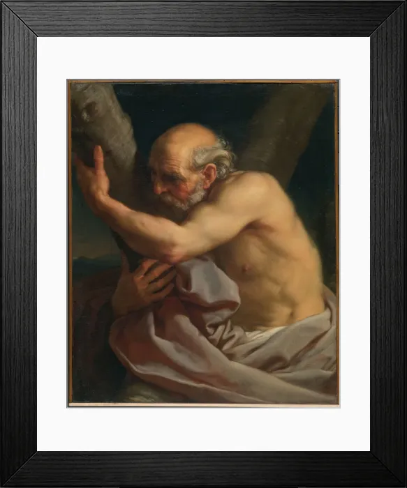 Framed Print : Saint Andrew, 1740 / 43. Creator: Pompeo Batoni Framed Print : Saint Andrew, 1740 / 43. Creator: Pompeo Batoni