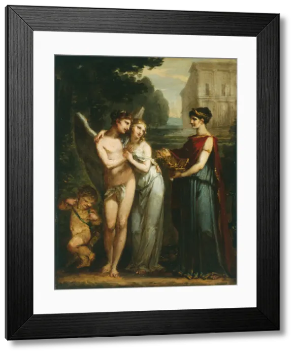 Framed Print : Innocence Preferring Love and Riches, c. 1804. Creator: Pierre-Paul Prud hon Framed Print : Innocence Preferring Love and Riches, c. 1804. Creator: Pierre-Paul Prud hon
