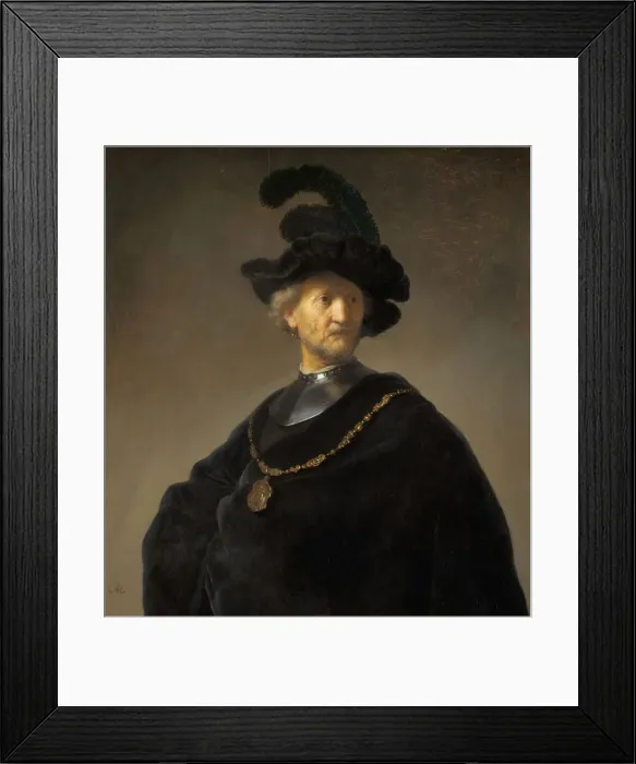 Framed Print : Old Man with a Gold Chain, 1631. Creator: Rembrandt Harmensz van Rijn Framed Print : Old Man with a Gold Chain, 1631. Creator: Rembrandt Harmensz van Rijn
