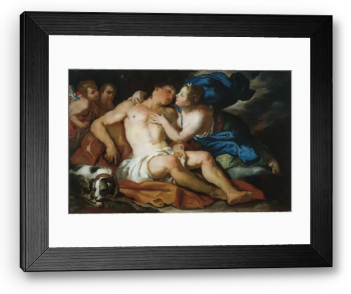 Framed Print : Diana and Endymion, 1690 / 95. Creator: Johann Michael Rottmayr Framed Print : Diana and Endymion, 1690 / 95. Creator: Johann Michael Rottmayr