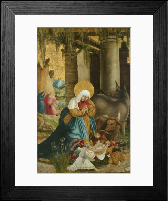 Framed Print : The Nativity, 1507 / 10. Creator: Master of Pulkau Framed Print : The Nativity, 1507 / 10. Creator: Master of Pulkau