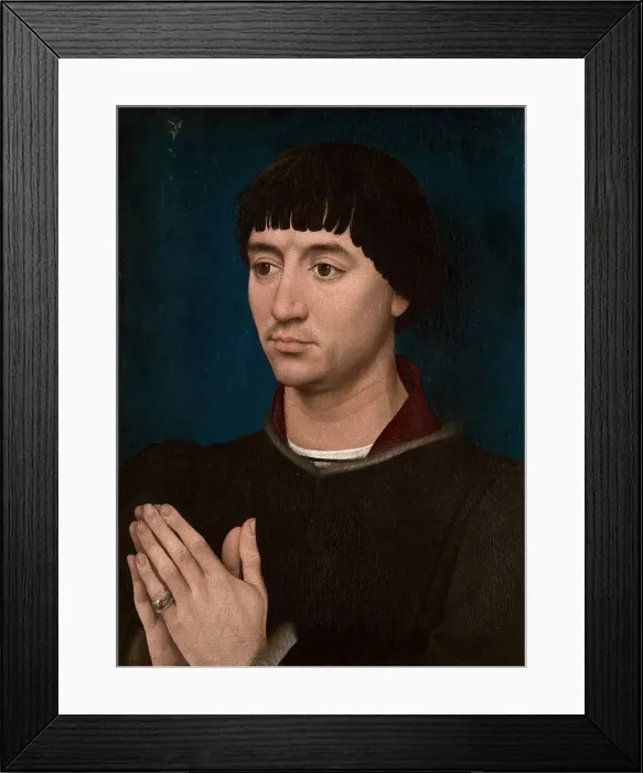 Framed Print : Portrait of Jean Gros, 1460 / 64. Creators: Workshop of Rogier van der Weyden Framed Print : Portrait of Jean Gros, 1460 / 64. Creators: Workshop of Rogier van der Weyden