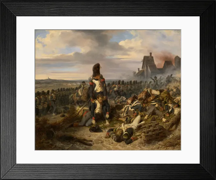 Framed Print : Battle Scene, c. 1825. Creator: Hippolyte Bellangé Framed Print : Battle Scene, c. 1825. Creator: Hippolyte Bellangé
