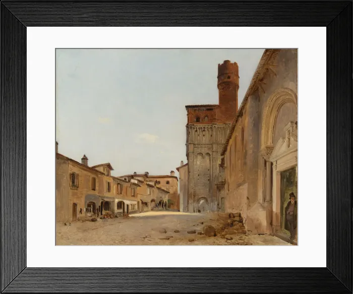 Framed Print : Saint Salvi Church, Albi, 1830 / 40. Creator: Pierre Achille Poirot Framed Print : Saint Salvi Church, Albi, 1830 / 40. Creator: Pierre Achille Poirot