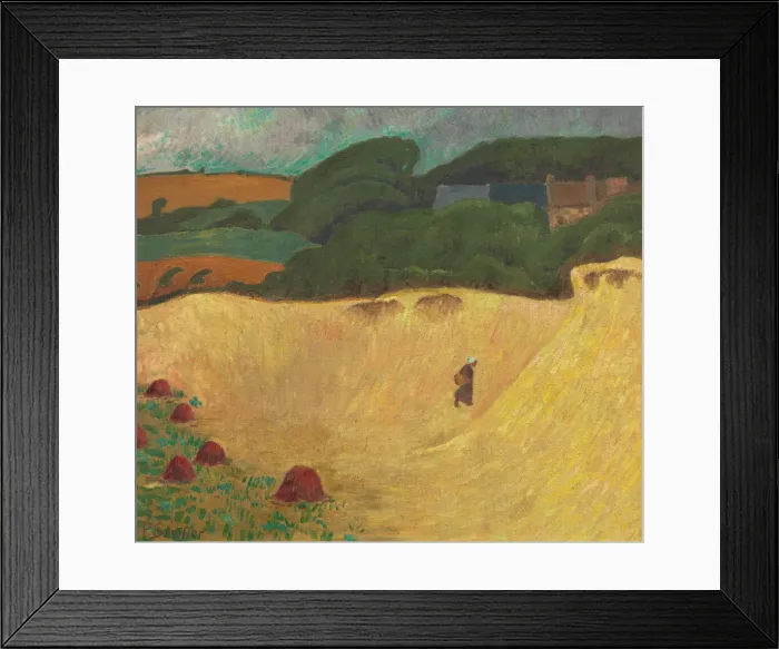 Framed Print : The Beach of Les Grands Sables at Le Pouldu, 1890. Creator: Paul Serusier Framed Print : The Beach of Les Grands Sables at Le Pouldu, 1890. Creator: Paul Serusier