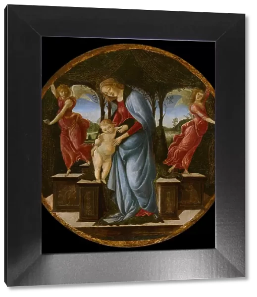 Virgin and Child with Two Angels, 1485  /  95. Creator: Sandro Botticelli