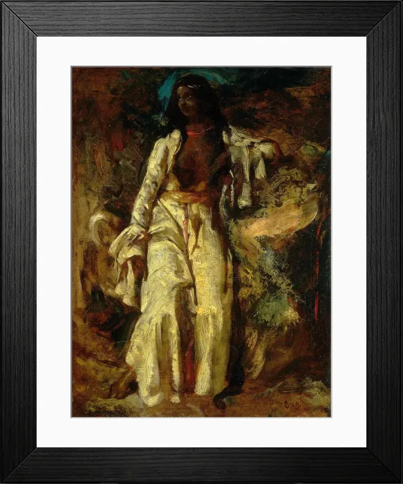 Framed Print : Nubian Woman, 1825 / 30. Creator: Jules-Robert Auguste Framed Print : Nubian Woman, 1825 / 30. Creator: Jules-Robert Auguste