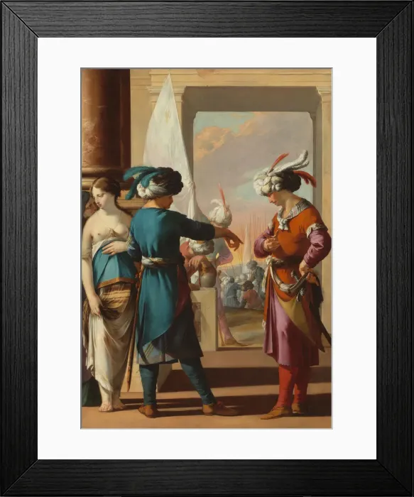 Framed Print : Panthea, Cyrus, and Araspas, 1631 / 34. Creator: Laurent de la Hyre Framed Print : Panthea, Cyrus, and Araspas, 1631 / 34. Creator: Laurent de la Hyre