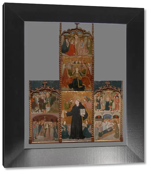 Retable of Saints Athanasius, Blaise, and Agatha, 1440  /  45. Creator: Master of Riglos