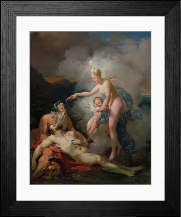 Framed Print : Venus Healing Aeneas, about 1820. Creator: Merry Joseph Blondel Framed Print : Venus Healing Aeneas, about 1820. Creator: Merry Joseph Blondel