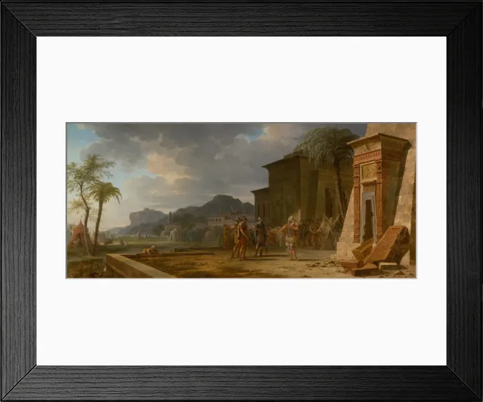 Framed Print : Alexander at the Tomb of Cyrus the Great, 1796. Creator: Pierre Henri de Valenciennes Framed Print : Alexander at the Tomb of Cyrus the Great, 1796. Creator: Pierre Henri de Valenciennes