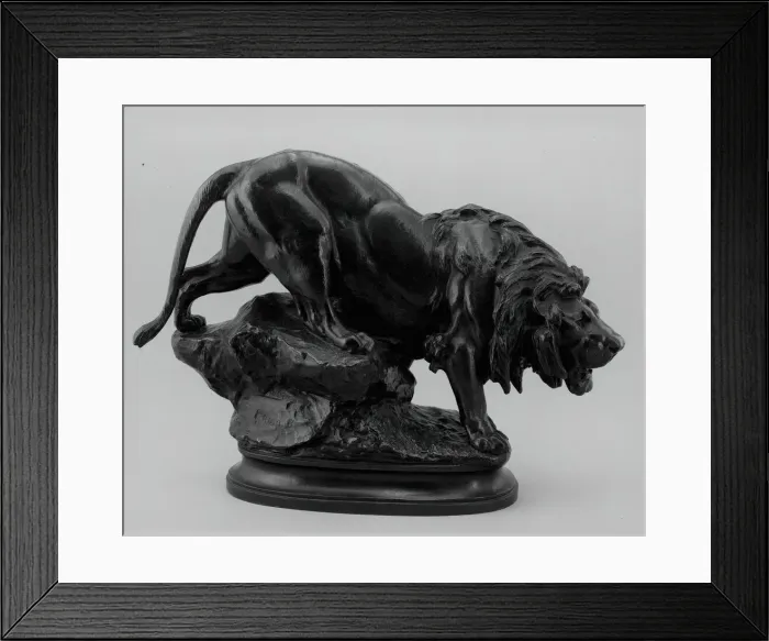 Framed Print : Lion, c. 1880. Creator: Rosa Bonheur Framed Print : Lion, c. 1880. Creator: Rosa Bonheur
