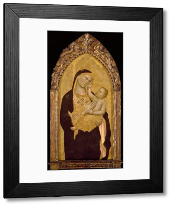 Framed Print : Virgin and Child, 1390-1400. Creator: Niccolo di Pietro Gerini Framed Print : Virgin and Child, 1390-1400. Creator: Niccolo di Pietro Gerini