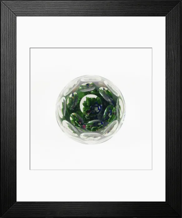 Framed Print : Paperweight, United States, c. 1848-55. Creator: Unknown Framed Print : Paperweight, United States, c. 1848-55. Creator: Unknown