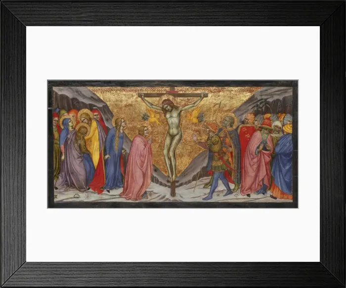 Framed Print : The Crucifixion, 1401 / 04. Creator: Taddeo di Bartolo Framed Print : The Crucifixion, 1401 / 04. Creator: Taddeo di Bartolo