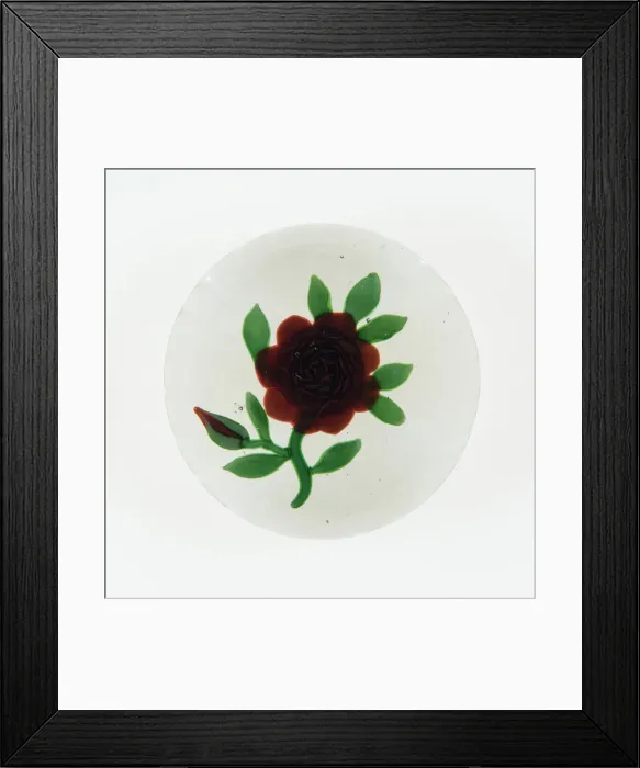 Framed Print : Paperweight, Luneville, c. 1848-55. Creator: Baccarat Glasshouse Framed Print : Paperweight, Luneville, c. 1848-55. Creator: Baccarat Glasshouse