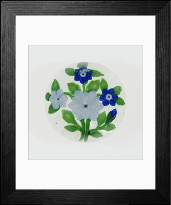 Framed Print : Paperweight, Luneville, c. 1848-55. Creator: Baccarat Glasshouse Framed Print : Paperweight, Luneville, c. 1848-55. Creator: Baccarat Glasshouse