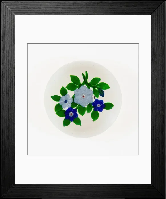 Framed Print : Paperweight, Luneville, c. 1848-55. Creator: Baccarat Glasshouse Framed Print : Paperweight, Luneville, c. 1848-55. Creator: Baccarat Glasshouse