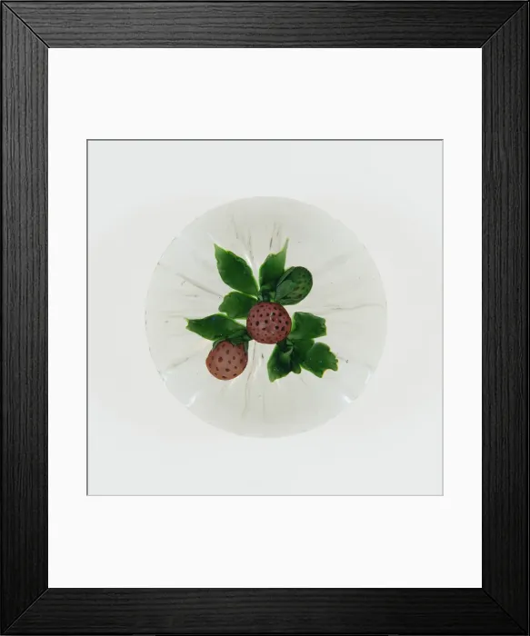 Framed Print : Paperweight, Luneville, c. 1848-55. Creator: Baccarat Glasshouse Framed Print : Paperweight, Luneville, c. 1848-55. Creator: Baccarat Glasshouse